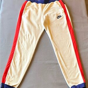 Nike Women’s Tri-Colored Fleece Jogger Pant w/Pockets Sz. M